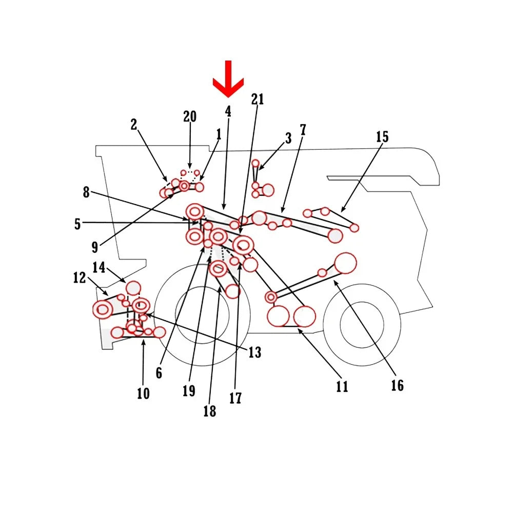 Belt for AM843760M1 Straw Chopper Drive (198.40")