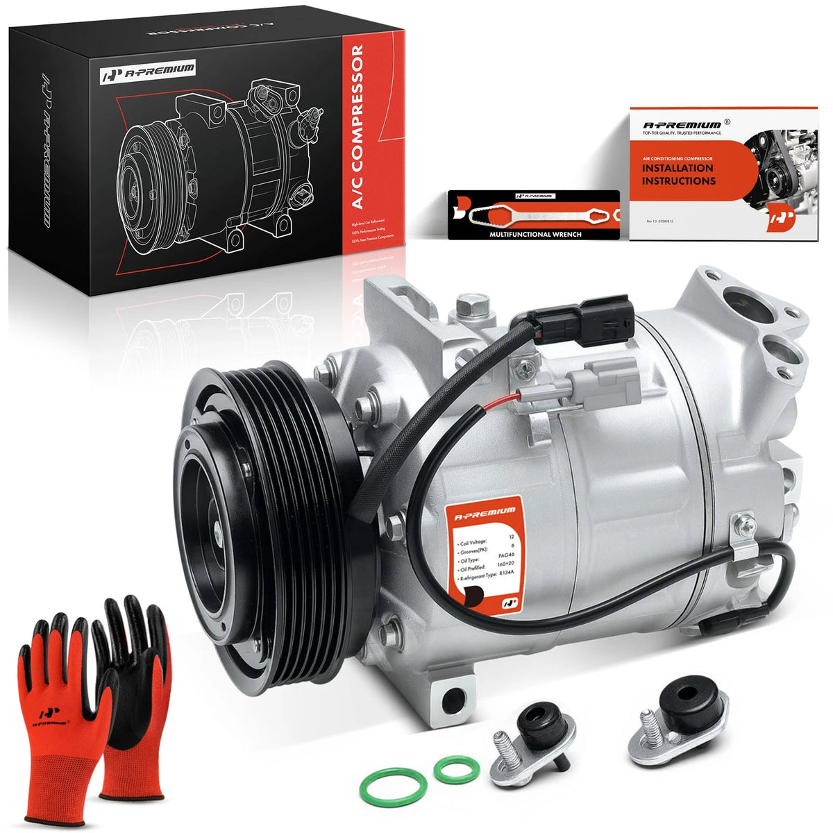 A-Premium A/C Compressor DCS17 for Nissan Altima (2019–2025) CO11635C