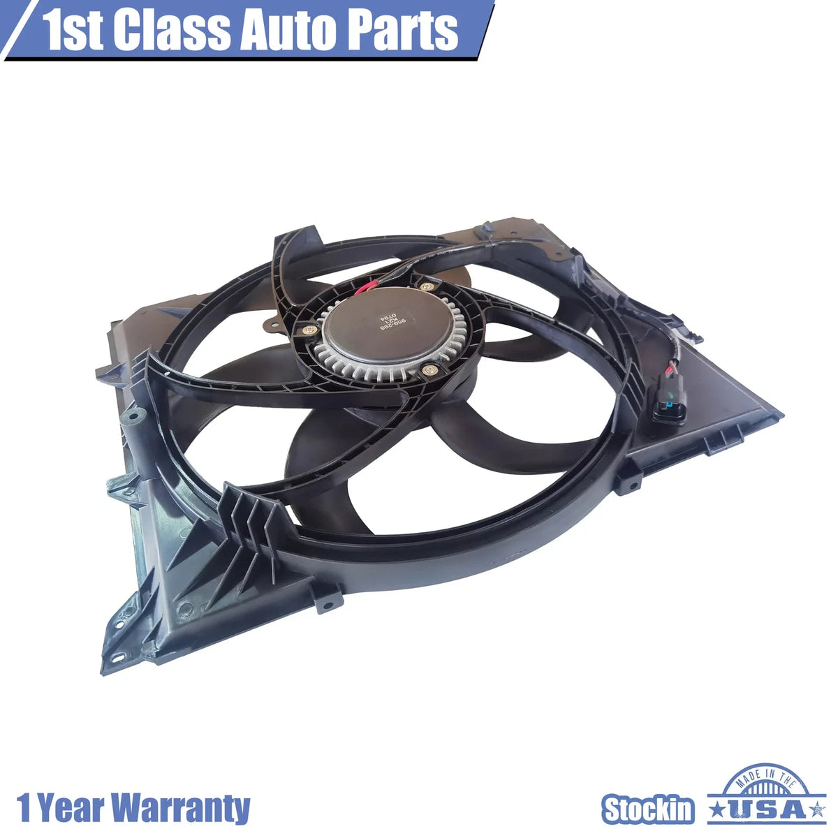 Brushless Motor Radiator Cooling Fan Assembly for BMW E90 128i 325i 328i Z4 (2007–2013)