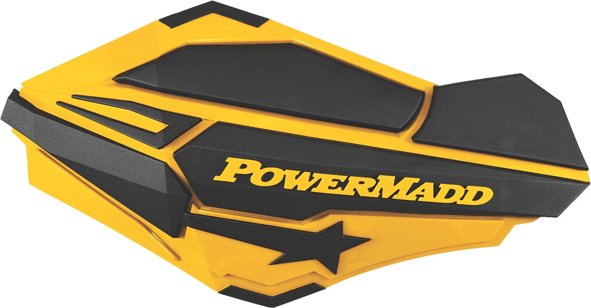 PowerMadd Handguards for Snowmobile (34401) - Yellow/Black