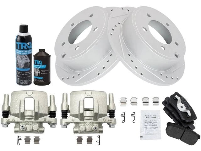 Set of 4 Brake Pads and Rotors for Mitsubishi Lancer (2008–2017) 96172RZMR