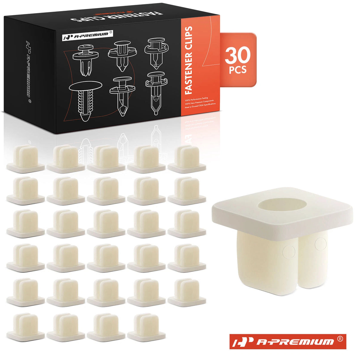 30Pcs Nylon Screw Grommet Clips for Honda Toyota (9018906010, 96706P0105)