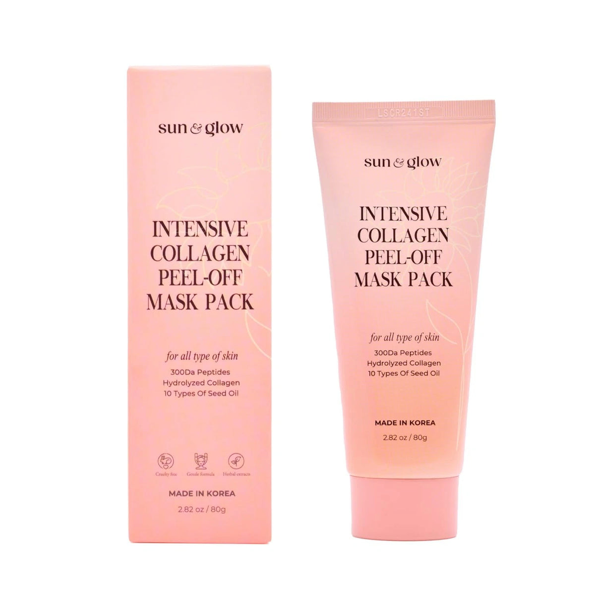 Intensive Collagen Peel-Off Mask Pack for Various Skin Types (Pack of 1)