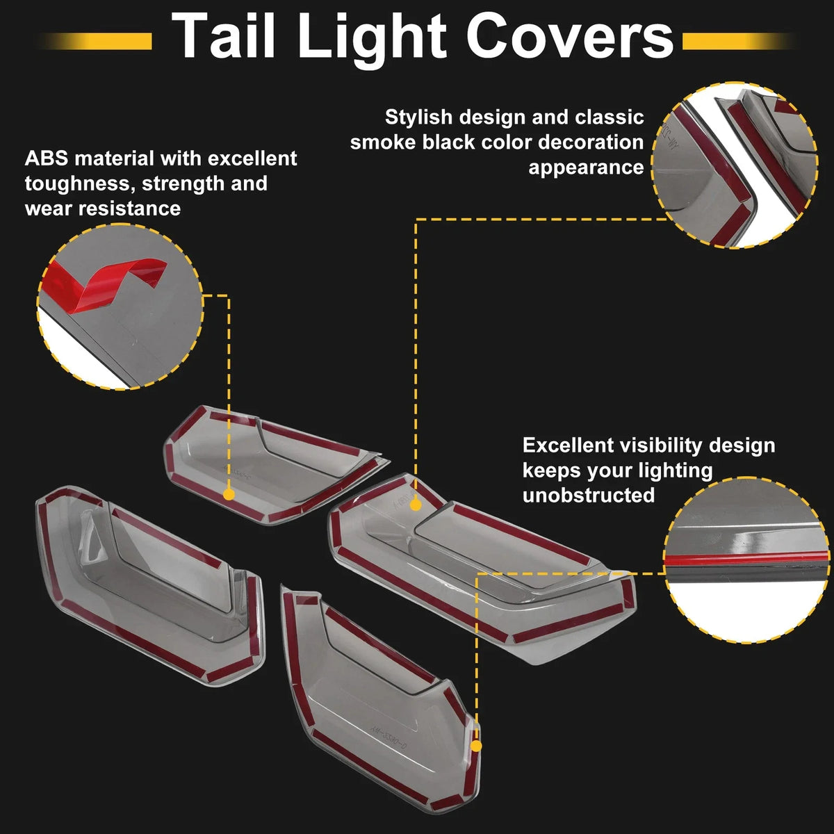 Tail Light Cover Trim for Chevrolet Corvette C7 (2014–2019)