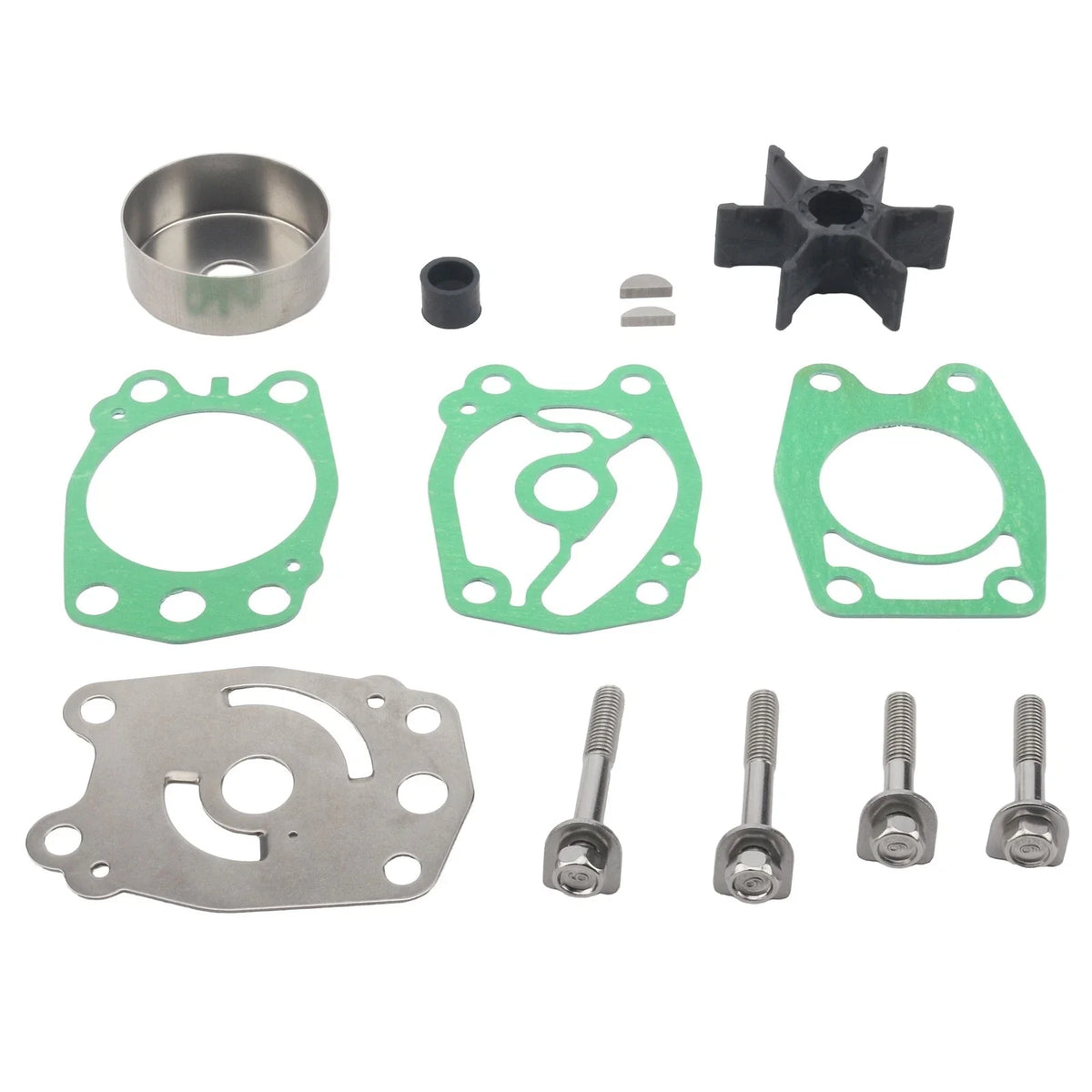 Water Pump Impeller Repair Kit for Yamaha Mariner 40HP (40A, 40B, 40C)
