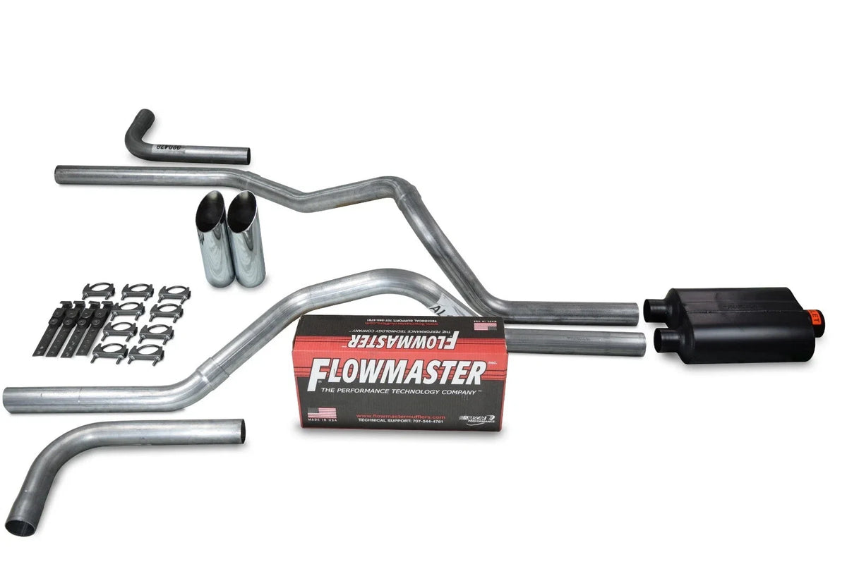 2.5" Dual Exhaust Kit for Chevy GMC 1500 (1999–2006) - Flowmaster Super 40