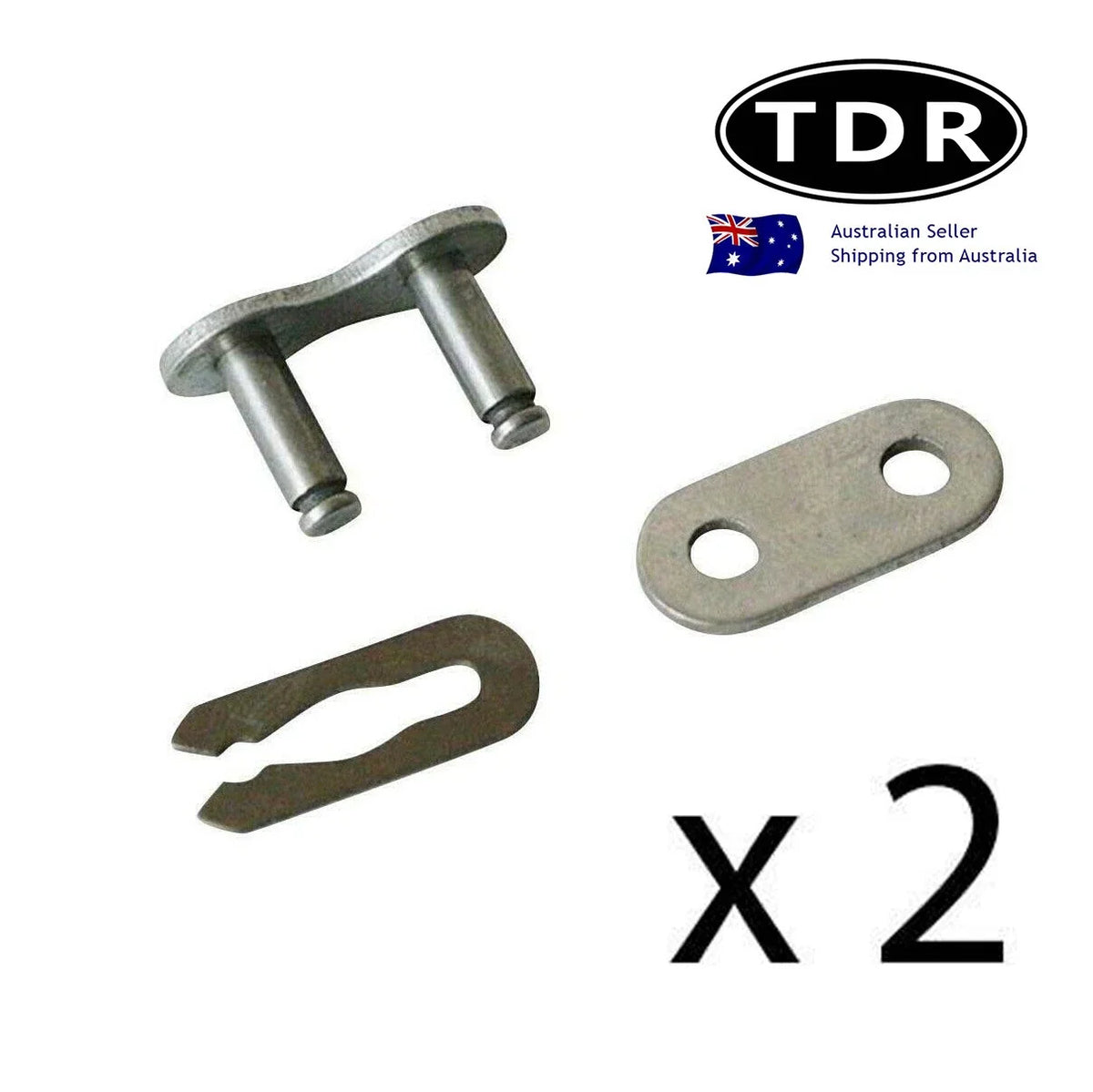 2X Conn Link Joining Link 415H Heavy Series Motorcycle Chain for Motorbike