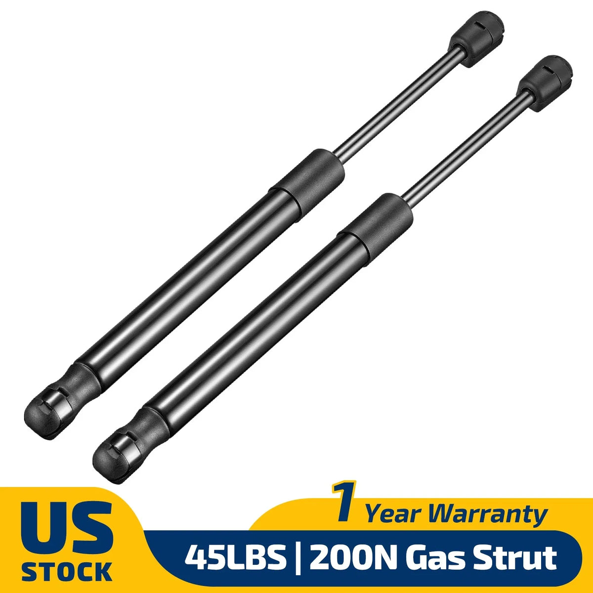 2pcs 12'' 45lb Gas Struts for ARE Leer Camper Topper Side Window (ML3545)