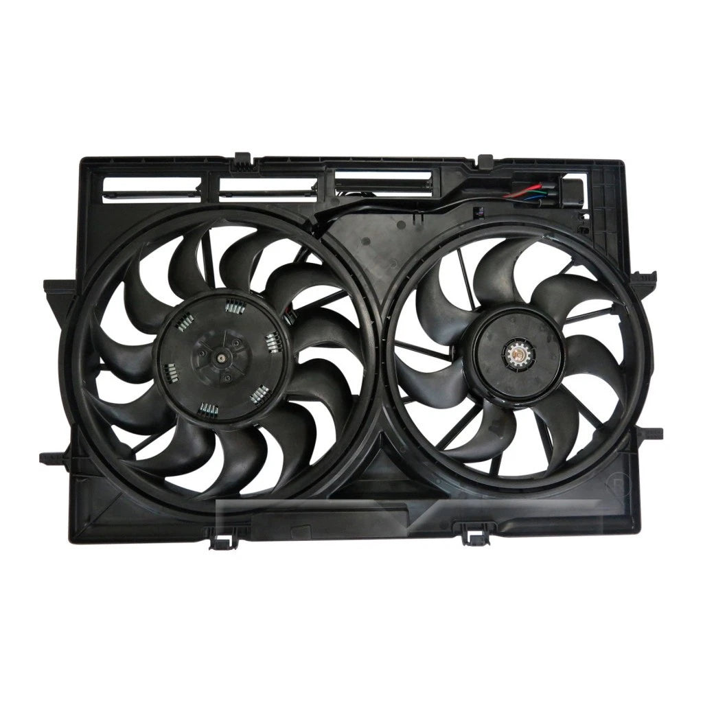 2X Radiator and Condenser Fan Assembly for Audi S4 (2010–2016) LLX-AU3115120-CL360A70, AU3115120