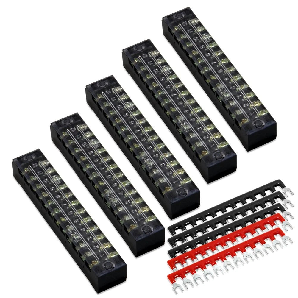 10pcs Dual Row 12 Position Connectors for Automotive (600V 15A)