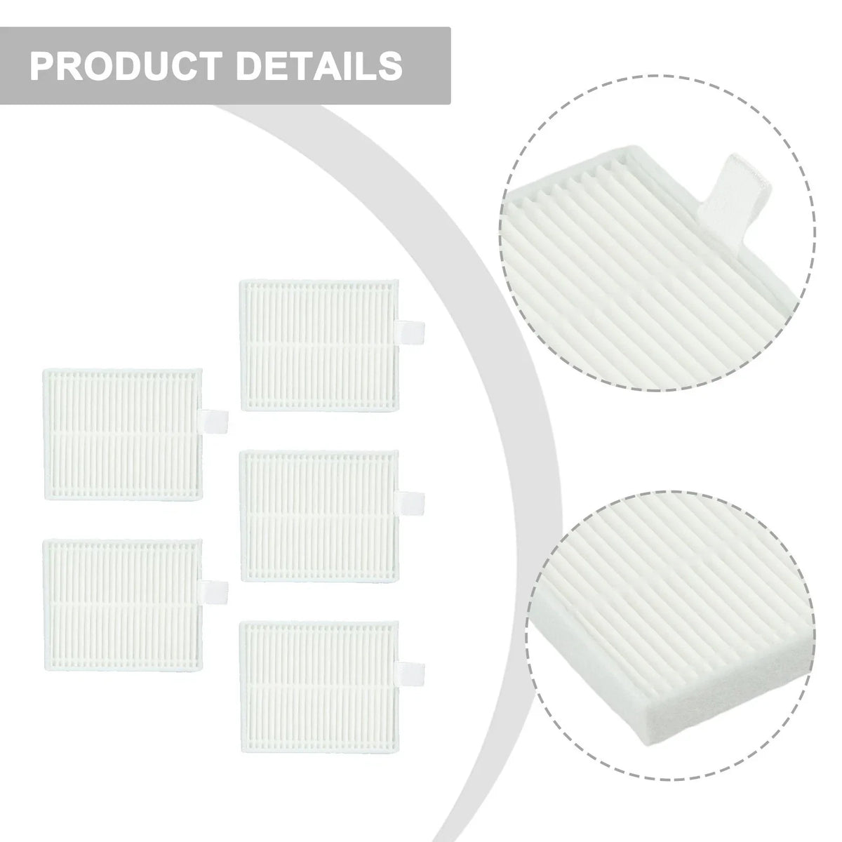 Filter Element for Home Office (Reusable, Reduces Dust)
