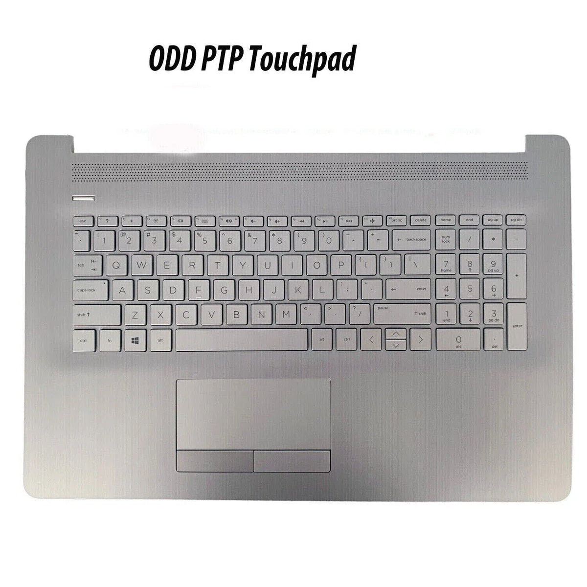 Palmrest Keyboard for HP 17-BY 17-CA (2017–2018) L92783-001 Backlit ODD PTP