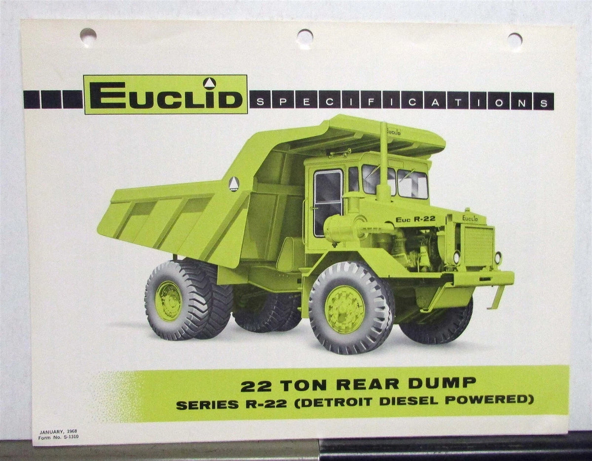Rear Dump for Euclid 22 Ton Series R22 (1968)