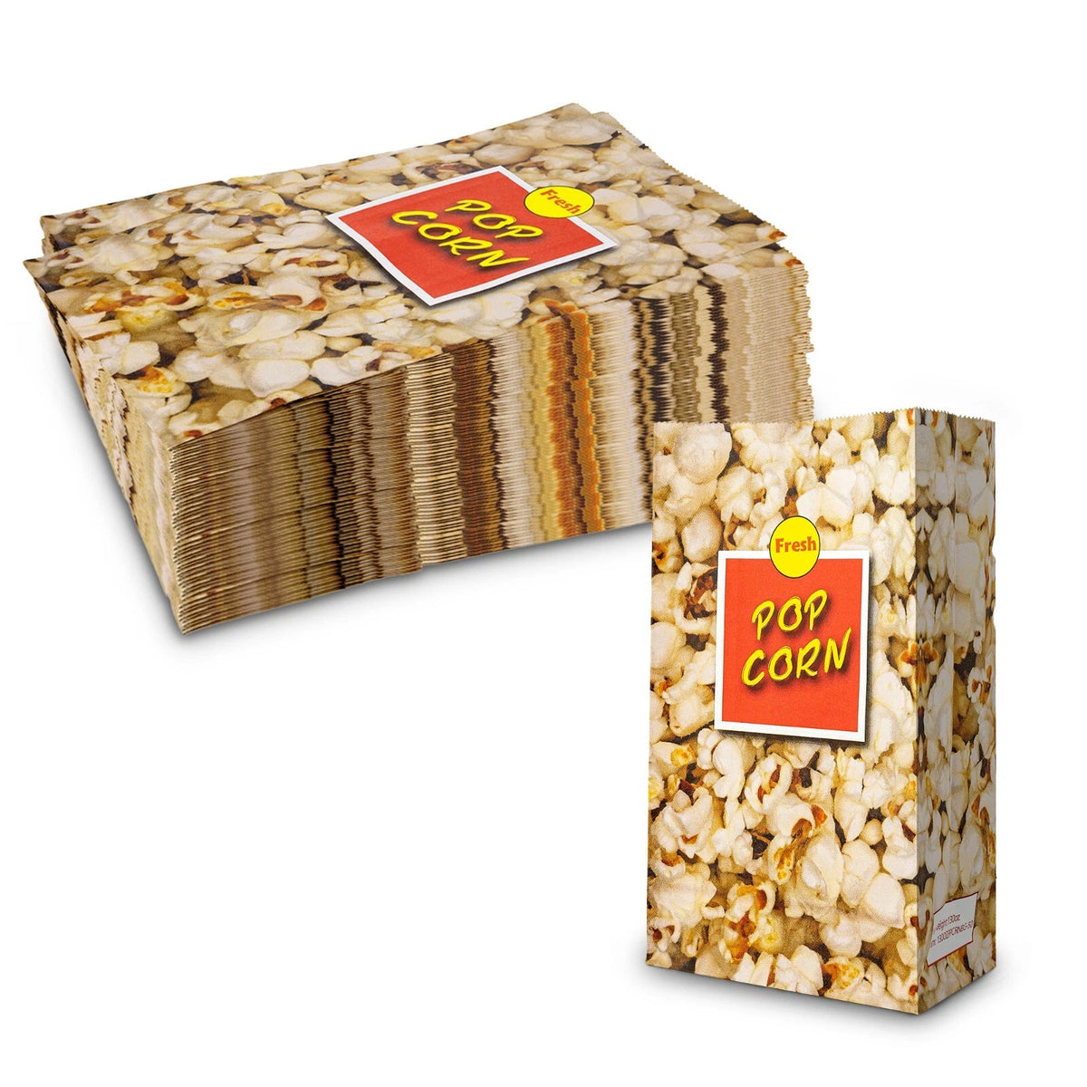 Pack of 2000 Popcorn Bags for Party (1.5 oz)
