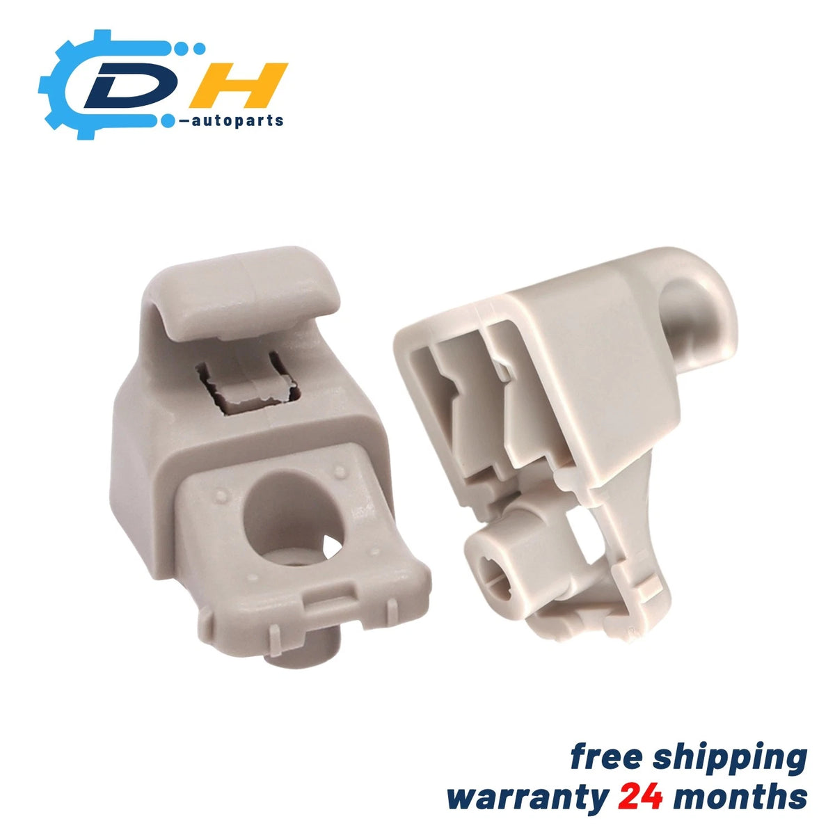 Pair of Interior Sun Visor Clips for Model 3 (2017–2020) 1130993-00-A
