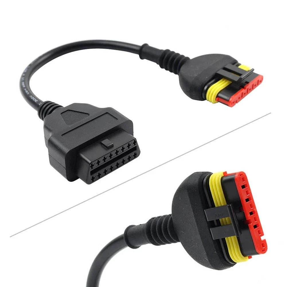 OBD2 Diagnostic Cable Adapter 6 to 16 Pin for Benelli Motorcycle