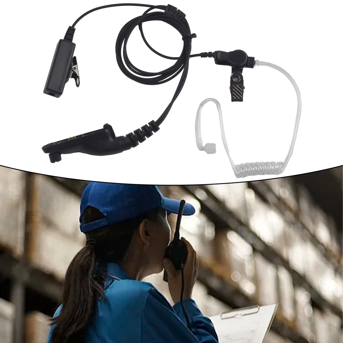 PTT Headset Earpiece Mic for Motorola APX8000/7000/6000 XPR6550/6500/6300