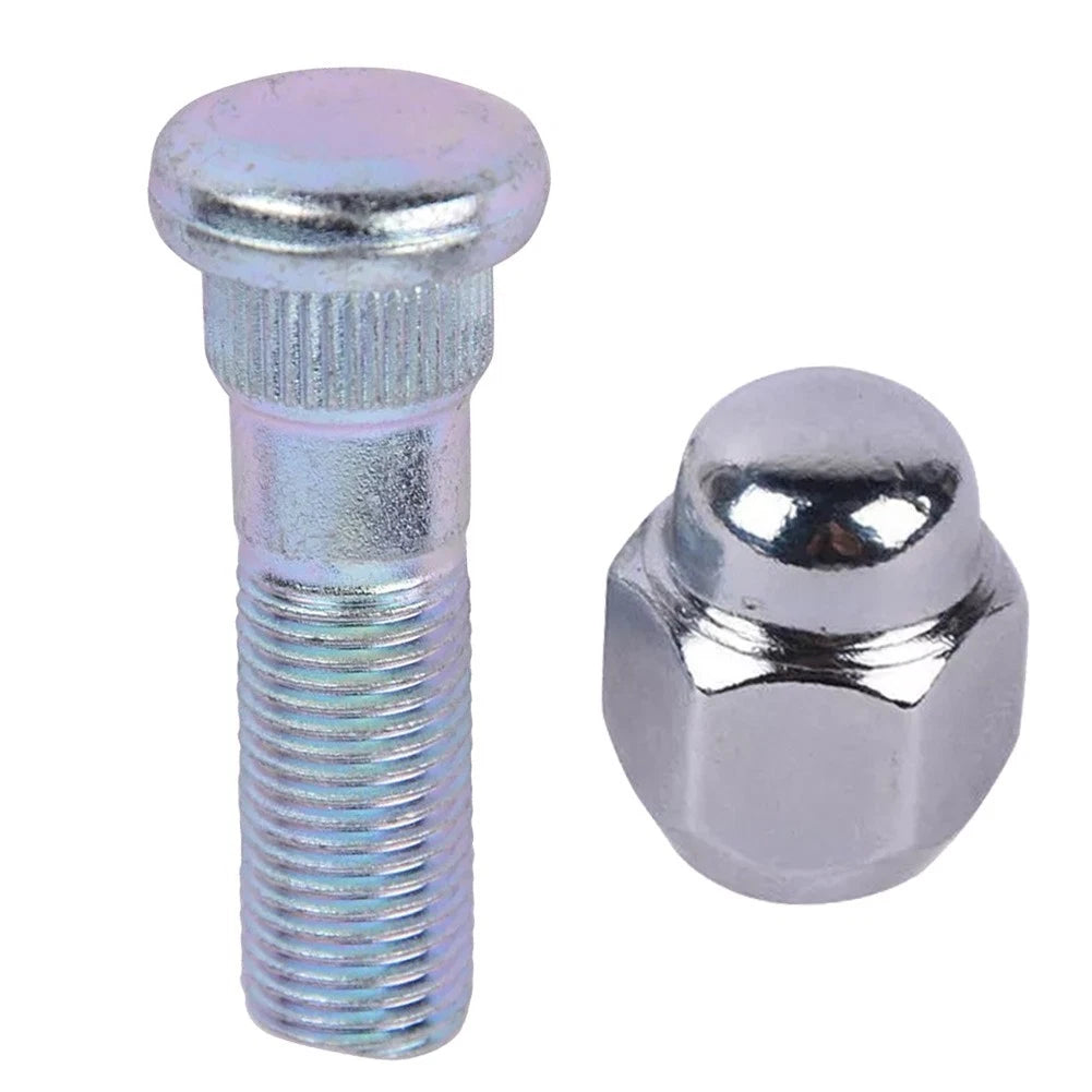 Set of 4 Wheel Hub Bolt Studs & Nuts for Subaru BRZ & Impreza