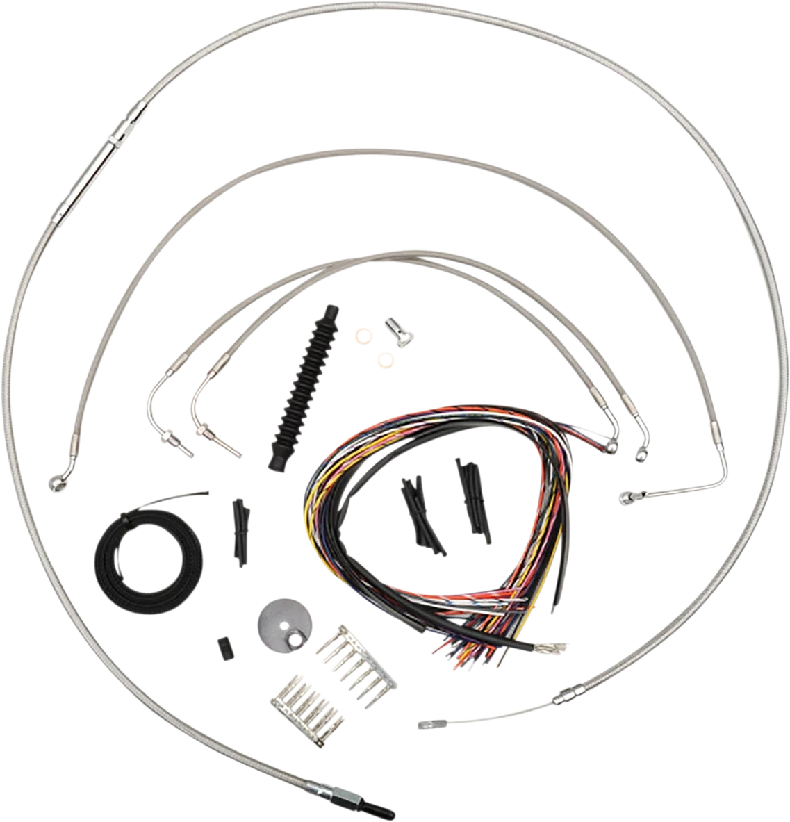 Handlebar Cable/Brake Line Kit for LA CHOPPERS (15" - 17" Handlebars)