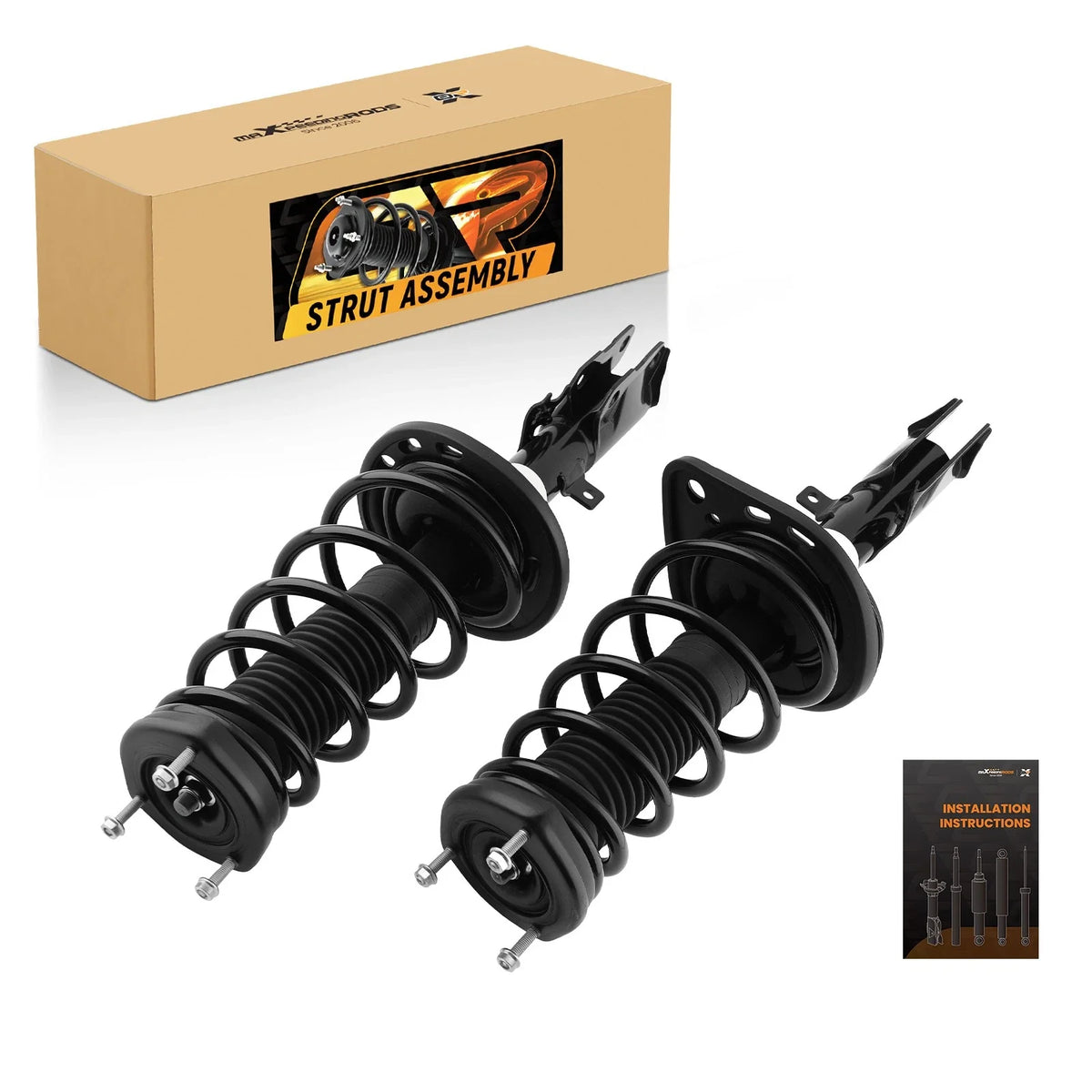 Pair Rear Struts w/Coil Springs Assembly for Lexus ES300h ES350 (2013–2020)