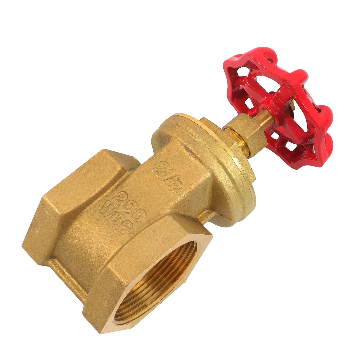 Brass Gate Valve DN65 NPT Female Thread 2-1/2" for Water Gas Fuel Control