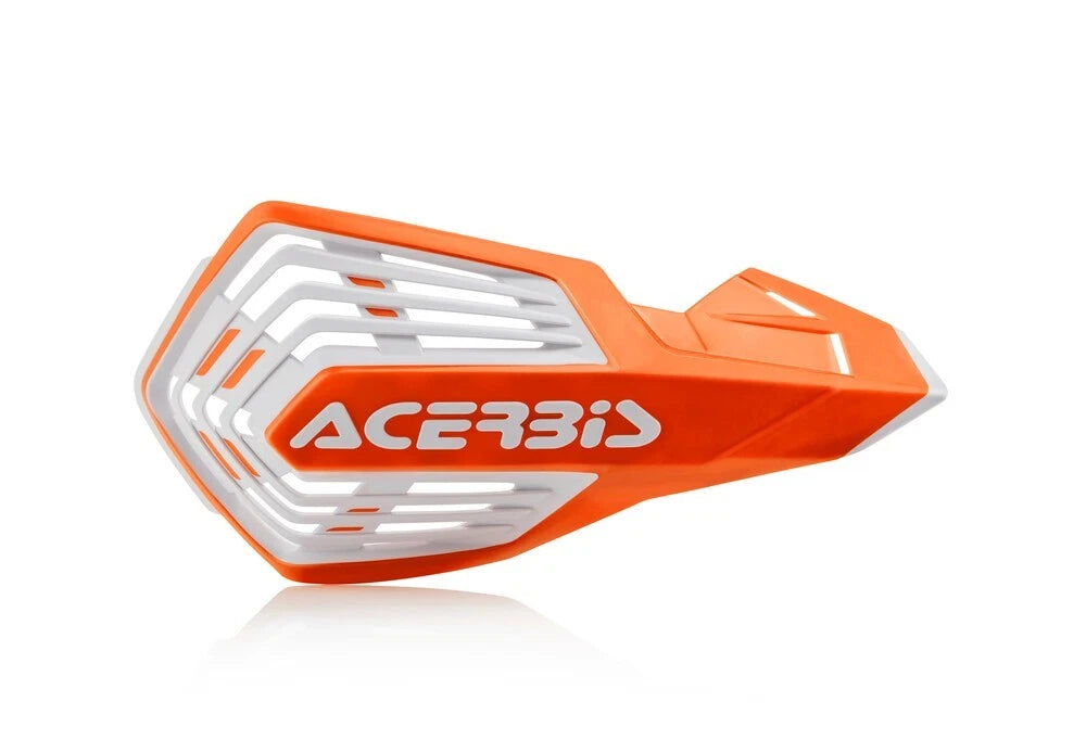 X-Future Handguards for Acerbis (2801965321) - Orange/White