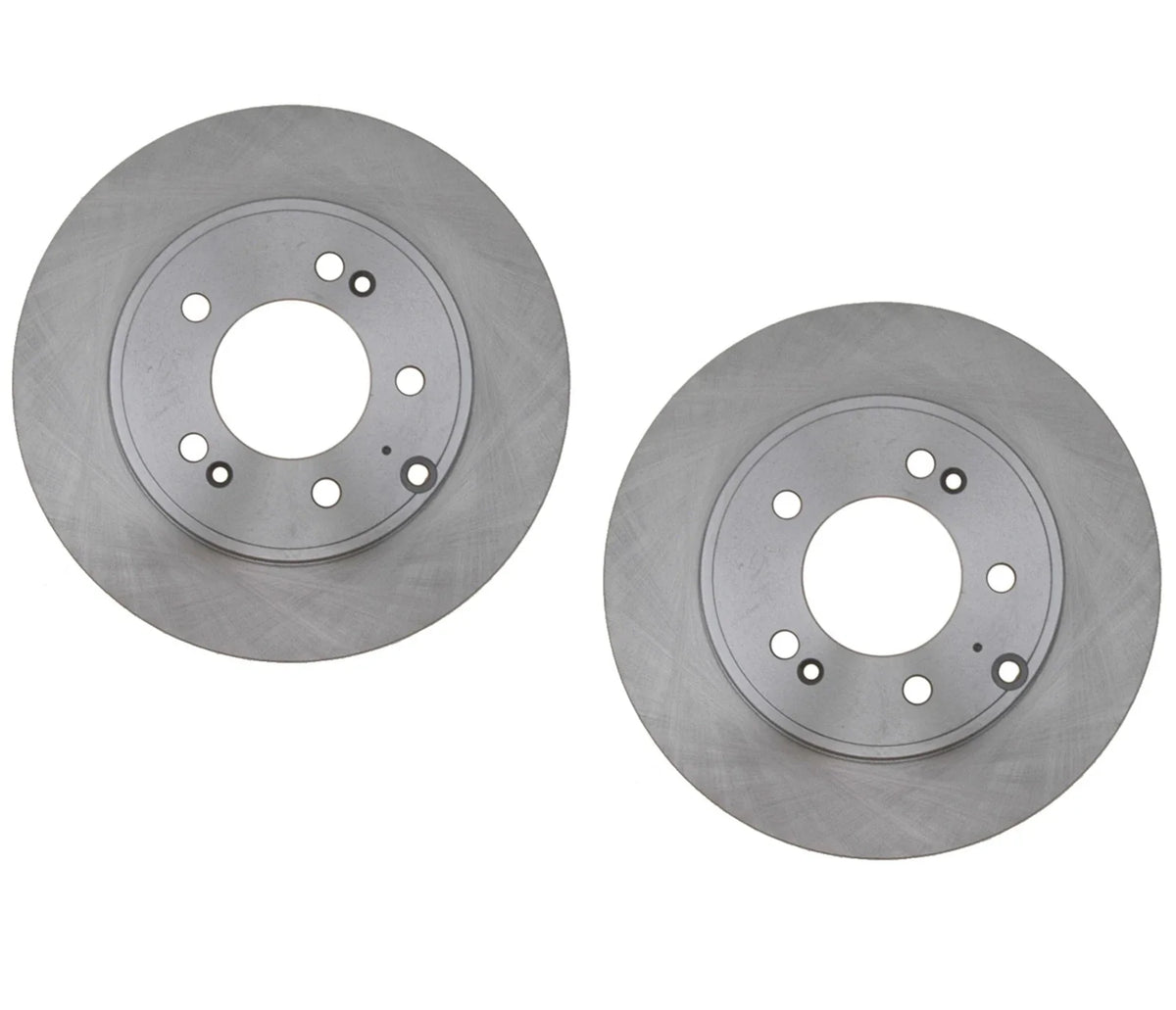 Set of 2 Solid Rear Disc Brake Rotors Dia 282mm for Kia Optima (2017–2018)