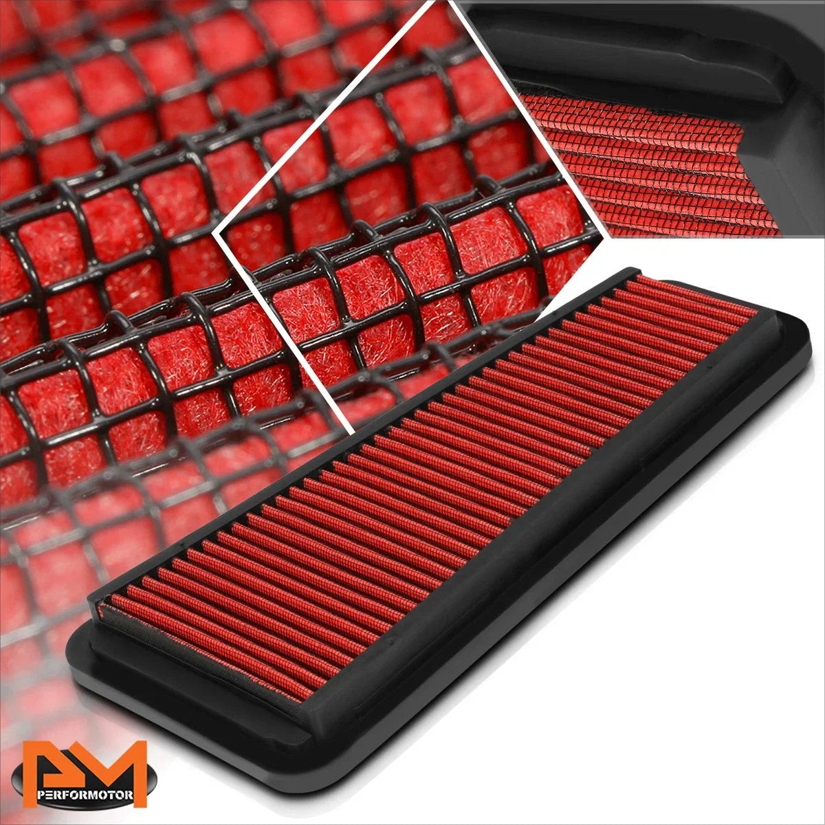 Reusable multilayer high flow air filter for Tundra SR5/Tacoma (2005–2015)