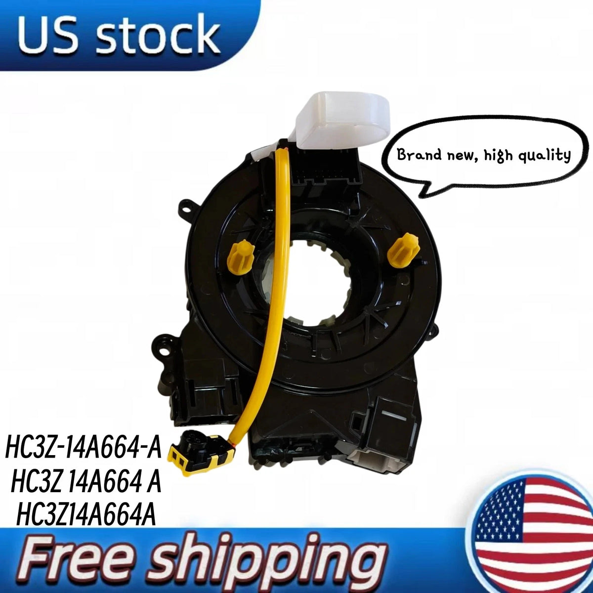 Clock Spring for Ford F-250 F-350 Super Duty (2017–2020) HC3Z-14A664-A