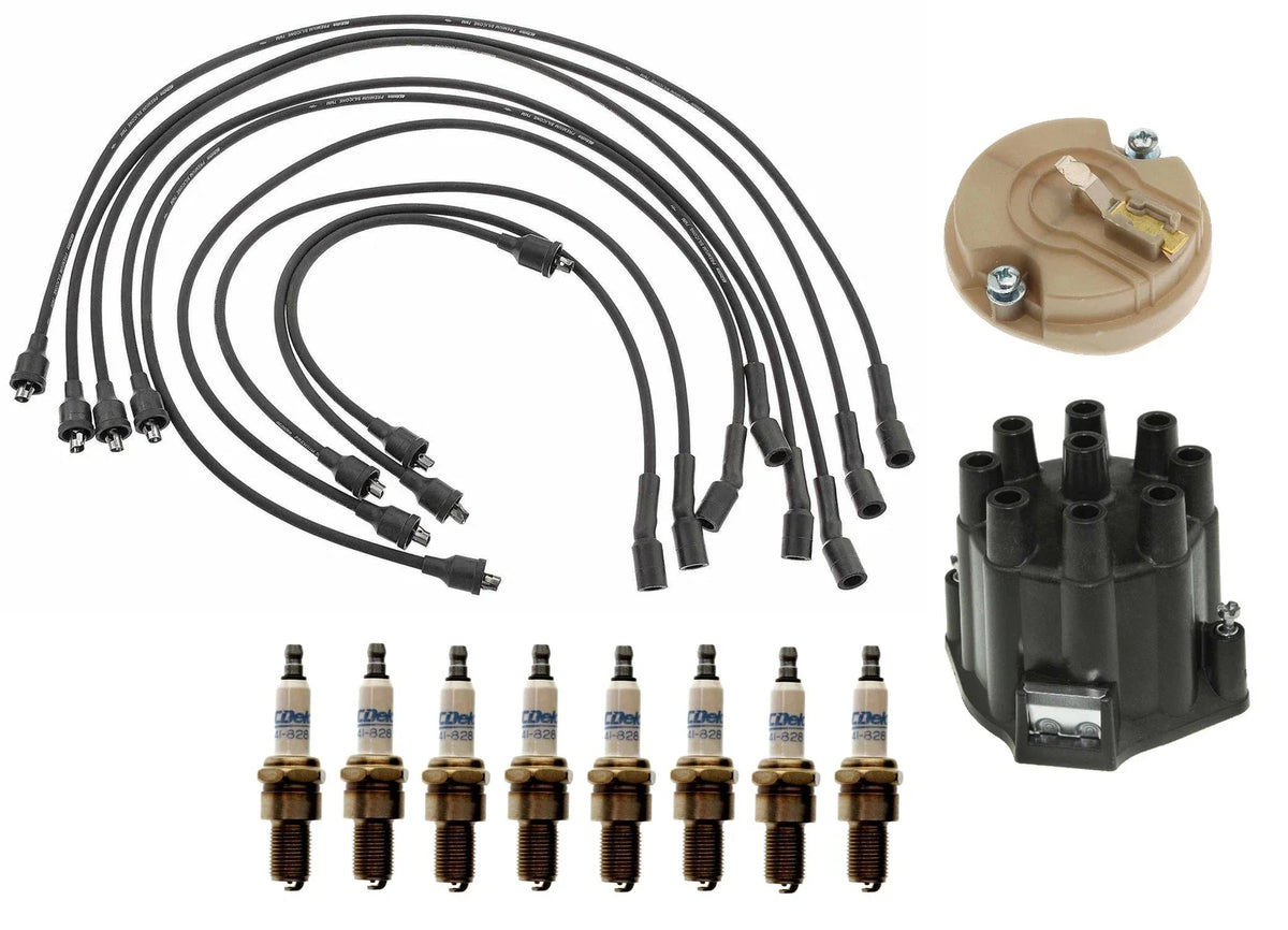 ACDelco Ignition Kit for Chevy V8 - Rotor, Cap, Wires, Spark Plugs