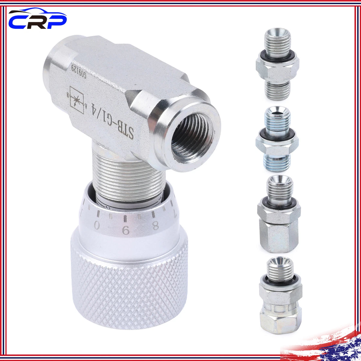 1/4in Hydraulic Flow Control Valve for Fluids Gases (AE0100X)