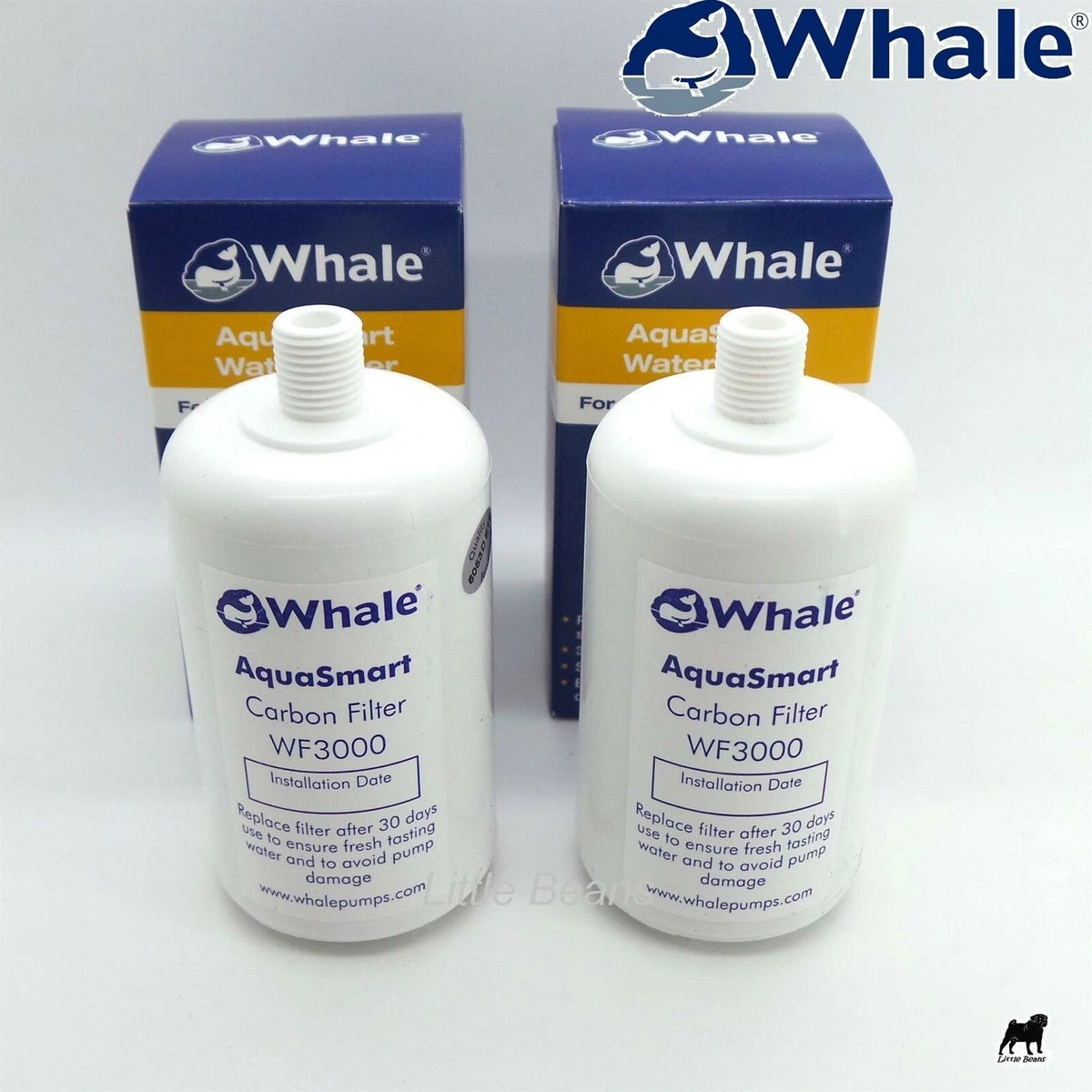 2X Whale Aquasmart Carbon Water Filter for Caravan Motorhome Boat (WF3000)