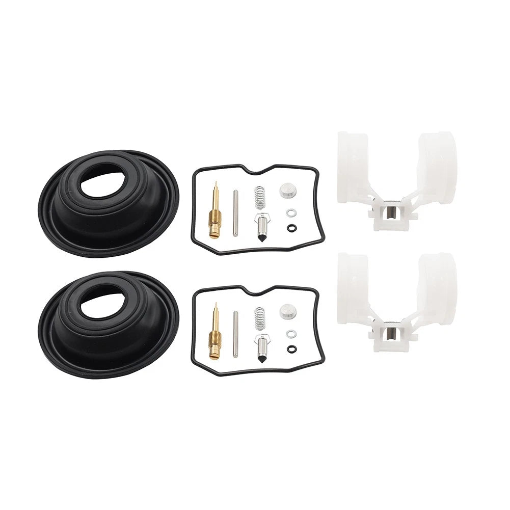 2X Carburetor Repair Kit Diaphragm for Kawasaki KLE400 KLE500 (1991–2007)