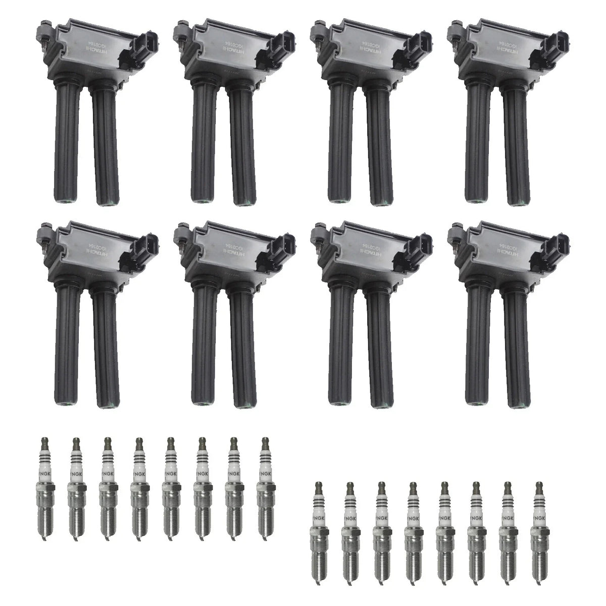 Set of 16 Ignition Coils & 8 NGK Iridium Spark Plugs for Ram 1500 (2002–2023)