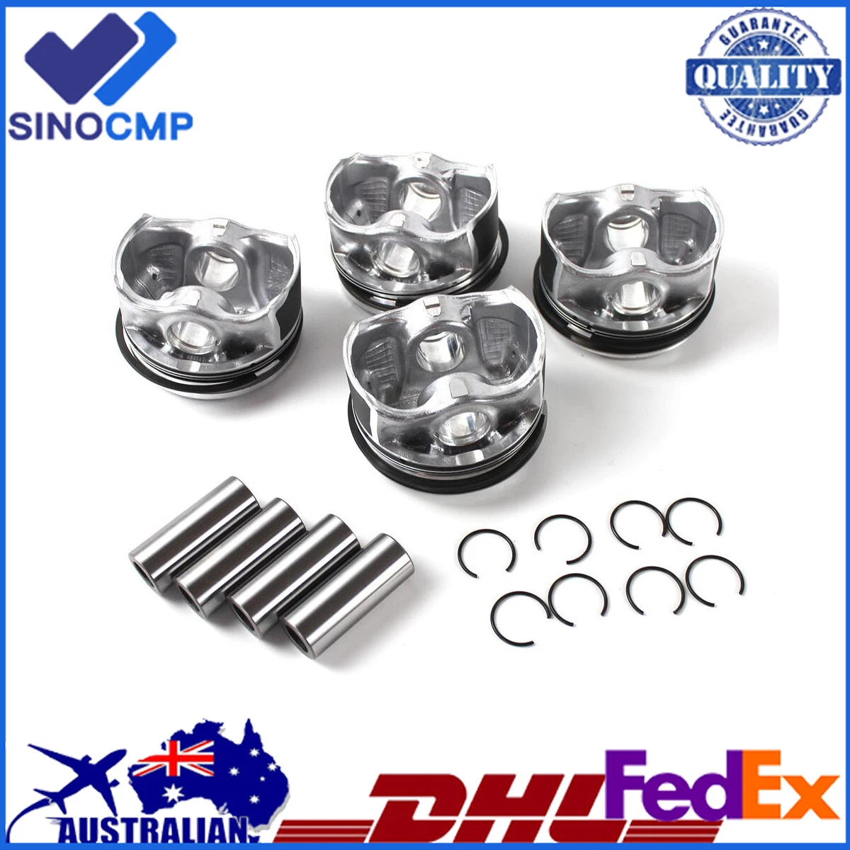 2X Pistons & Rings Set Φ21mm for VW Golf Audi A3 (06K109467K)