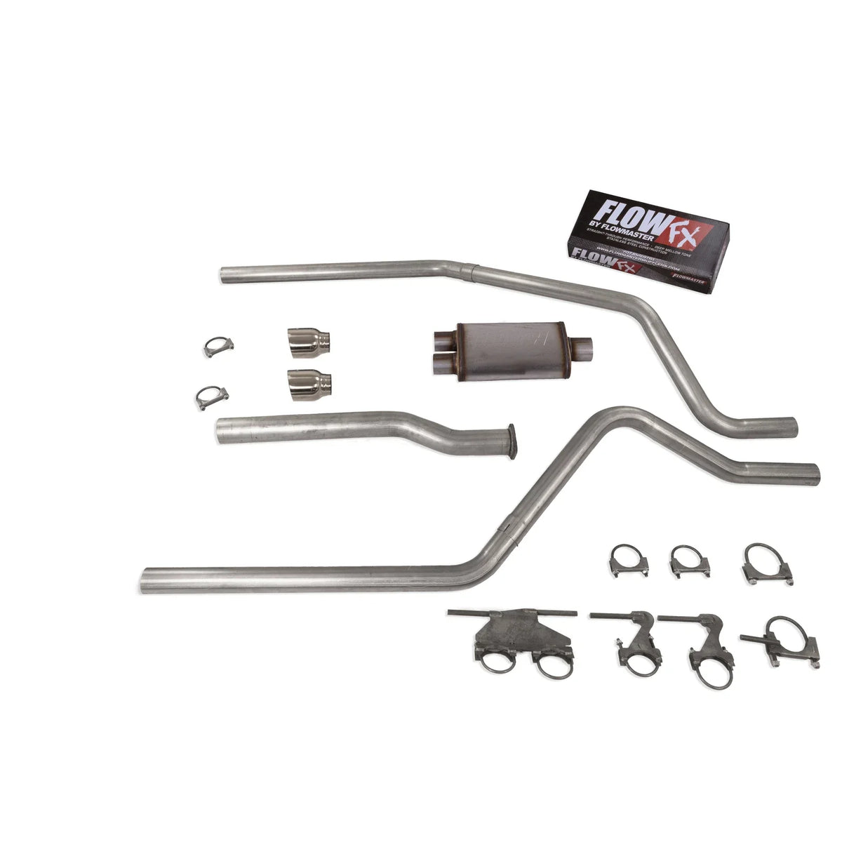 2.5" Dual Exhaust for Dodge Ram 1500 (2019–2025) Flowmaster Flow FX DBW T