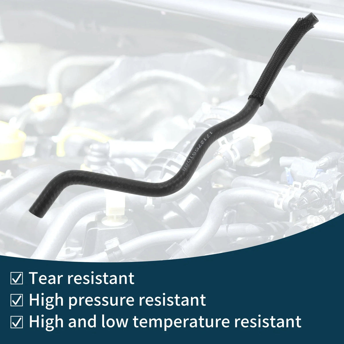 Radiator Hose No. 17127591088 for BMW 760Li (2010–2015)
