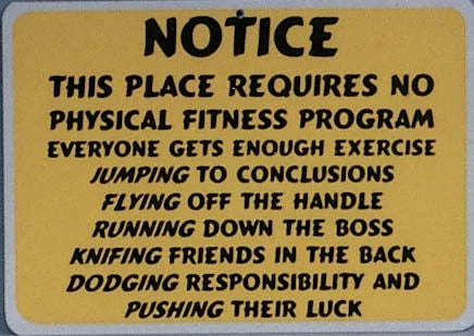 Notice Sign for Man Cave, Office, Shop, Garage