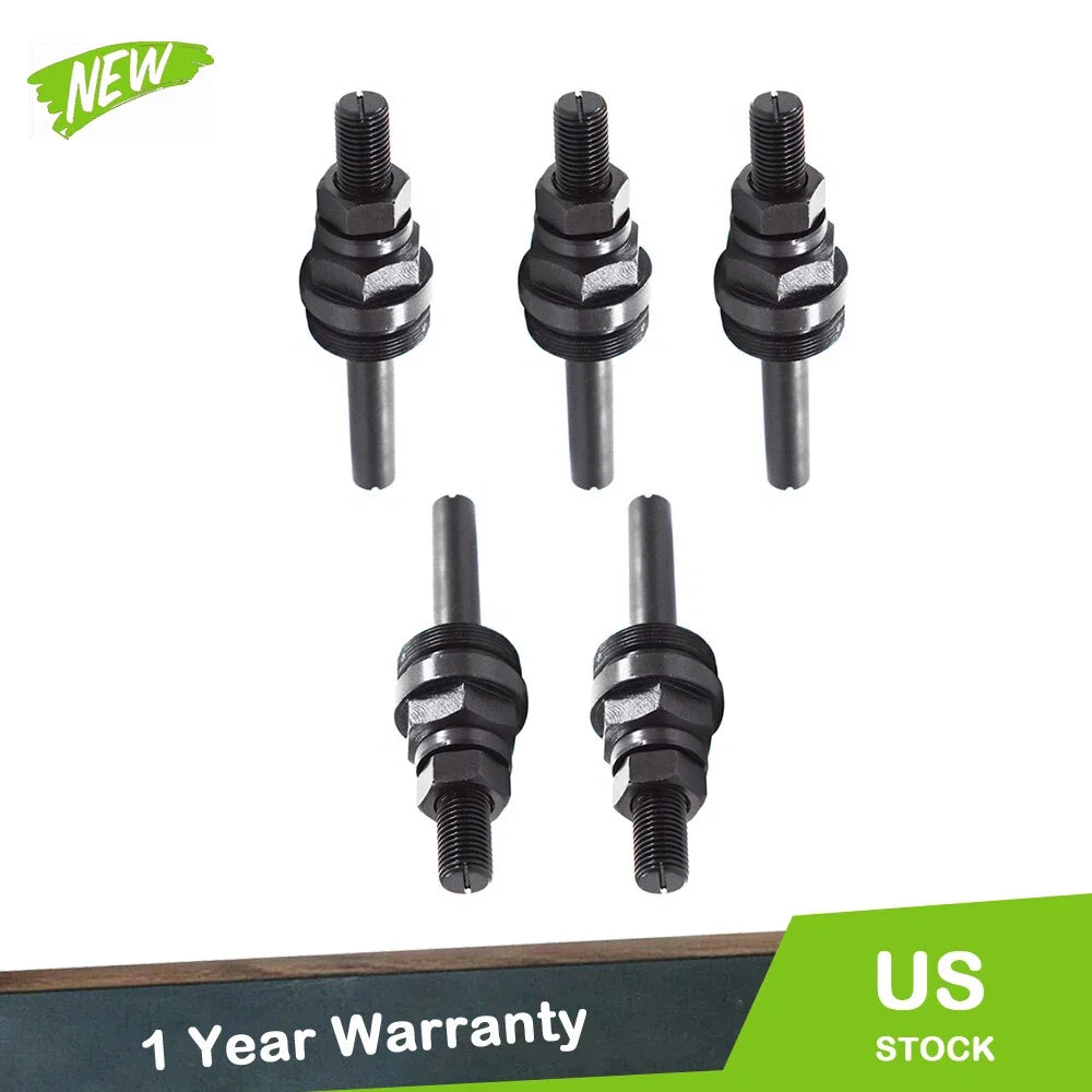 5pcs Adjustable 5C Stop Collet for Lathes, Chuckers, Mills, CNC