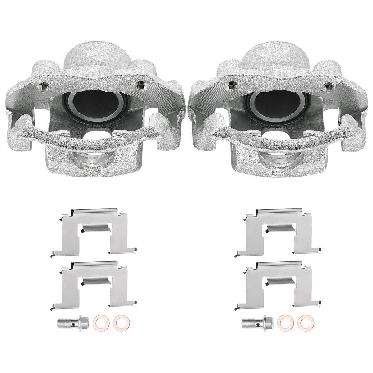 2Pcs Front Brake Calipers with Bracket for Nissan Pickup D21 720 (1983–2004)