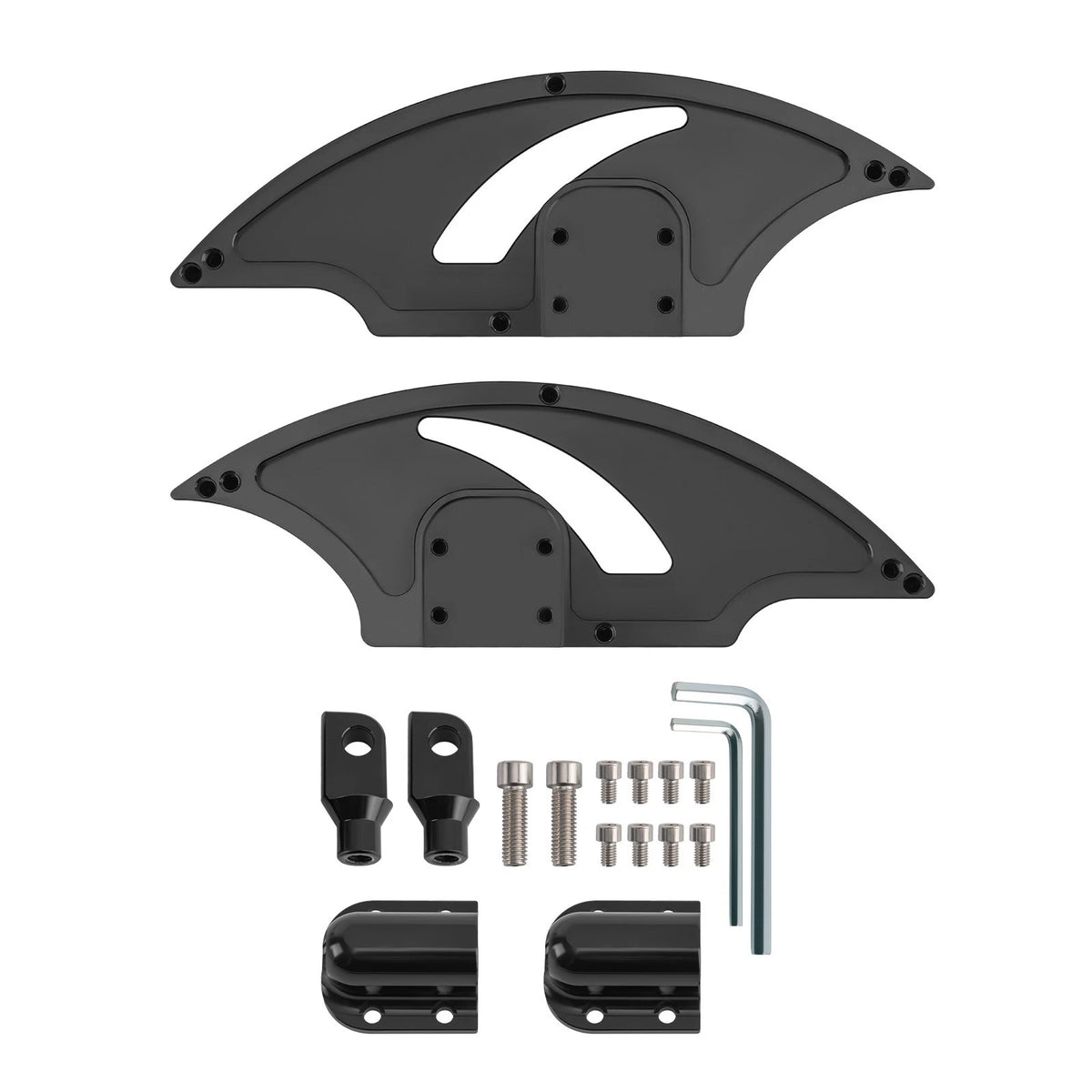 Set of 2 Rear Passenger Foot Pegs for Motorcycle (8YJZB5)