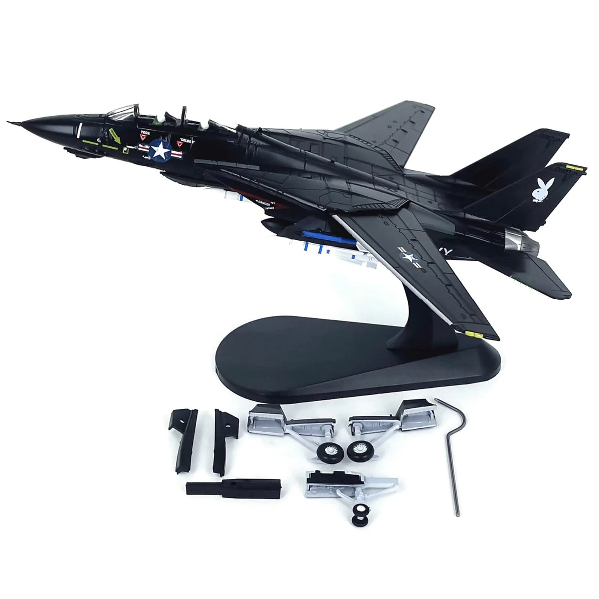 1:100 Scale F14 Tomcat Alloy Fighter Model Airplane Gift Decor