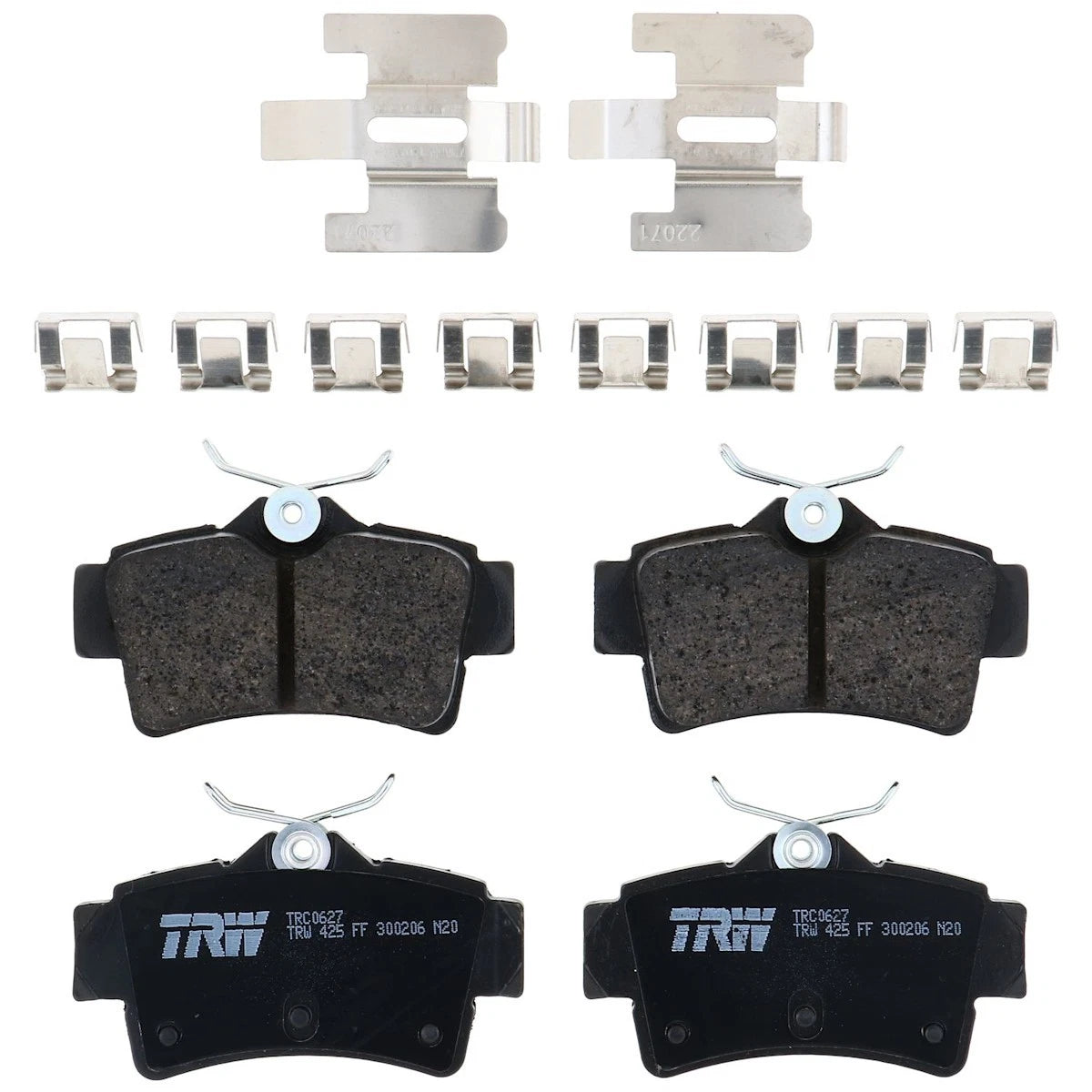 2X Brake Pad Set Rear for Ford Mustang (1994–2004) TRC0627