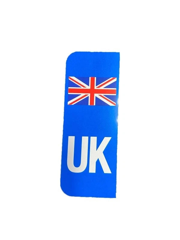 Front Number Plate Sticker for Car Van Travel GB (AA448)