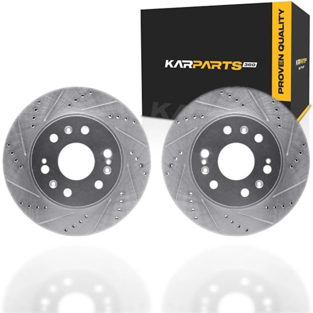 Drilled and Slotted Rotors for GMC Yukon (2007–2008) ALX-PAU-DF-7212-48026-CLA6