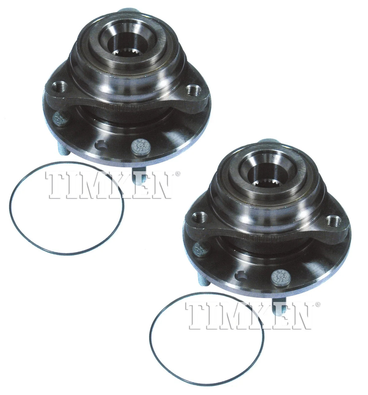 Set of 2 Rear Timken Wheel Bearing Hub Kit for Chevy Corvette (1984–1996)