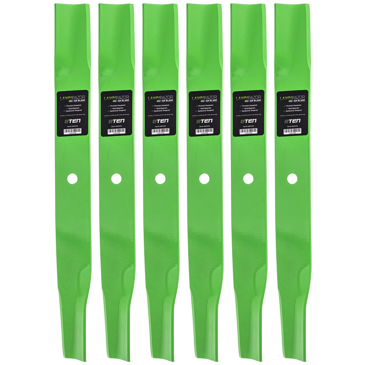 6 Pack High Lift LawnRAZOR Blades for Exmark Toro Timecutter Z4200 110-6568-03
