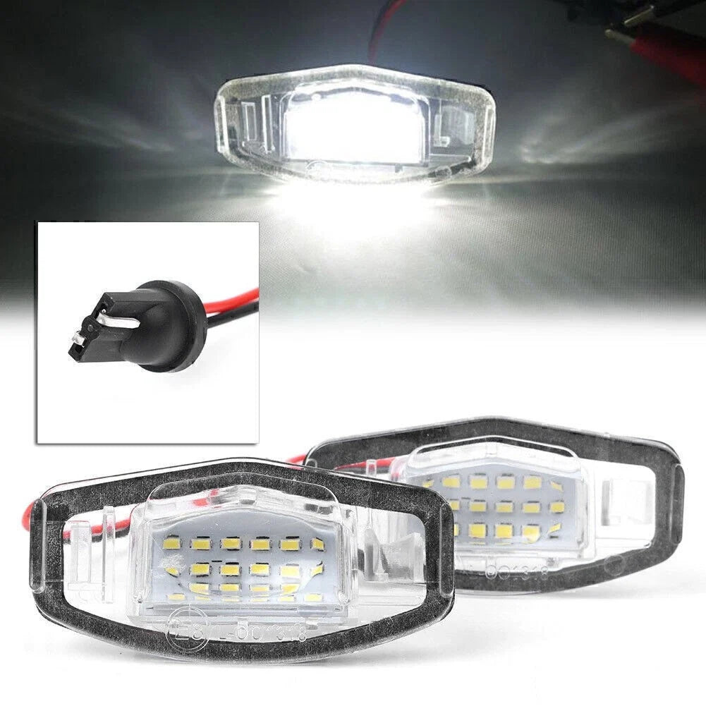 Canbus Error Free LED License Plate Bulbs for Honda Civic (2001–2005)