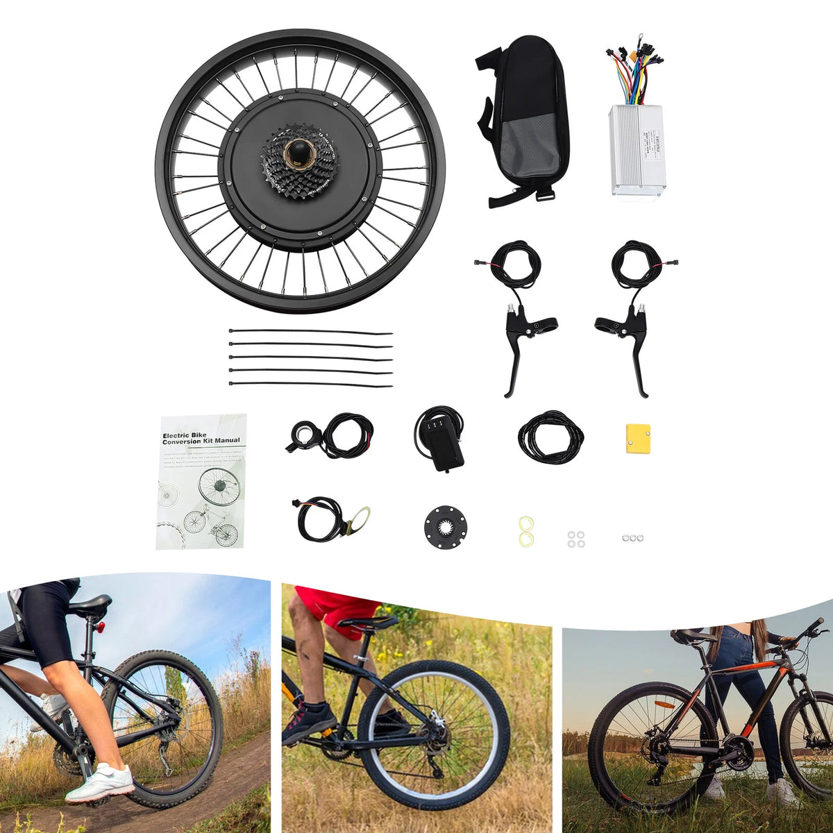 20" Electric Bicycle Conversion Kit for E-Bike (Fat Tire)