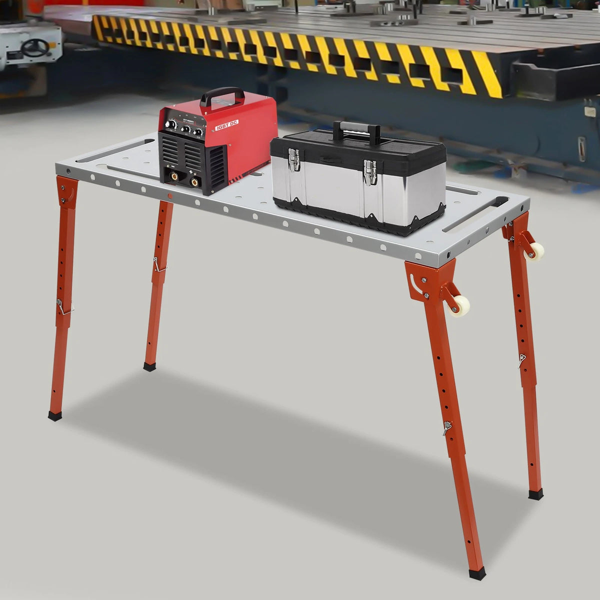 Folding Steel Welding Table for Portable Workbench